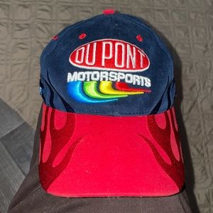 *SOLD* Nascar Flaming Dupont Racing Hendrick Jeff Gordon Cap Chase Authentic's